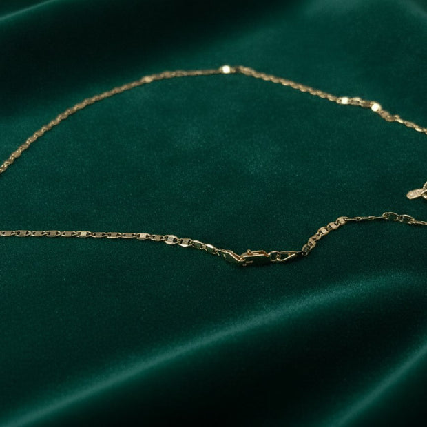 Cadena Espejo 2MM 50CM - fondo blanco