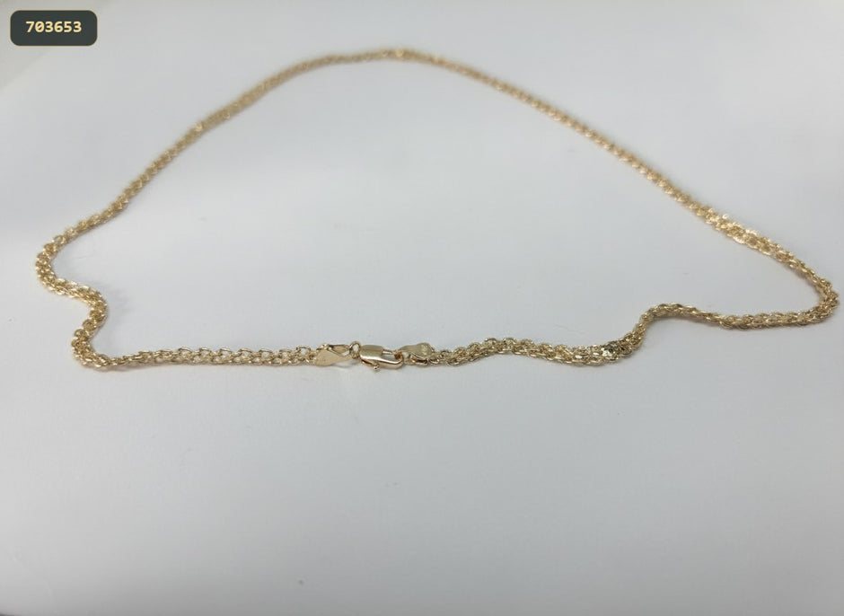 Cadena Chinesca Diamantada 3.8MM*60CM - fondo verde