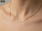 Cadena Veneciana 1.2MM*60CM - fondo blanco