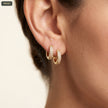 Candonga Hoggie Zircones 9.6*8MM G 3.5MM Br.click - fondo verde