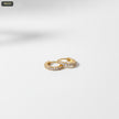 Candonga Huggie Zircones 10*8MM G1.7MM - fondo blanco