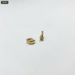 Canodnga Huggie Acanalada 10*9MM G - fondo blanco