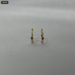 Arete Argolla 17MM Solitario Topacio - fondo blanco