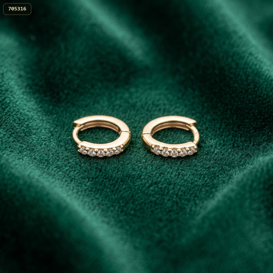 Candonga Clasica Swarosvki Cristal 11MM G2MM - fondo verde
