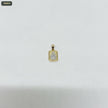 Dije Placa Virgen Milagrosa Bicolor 2CM - con modelo