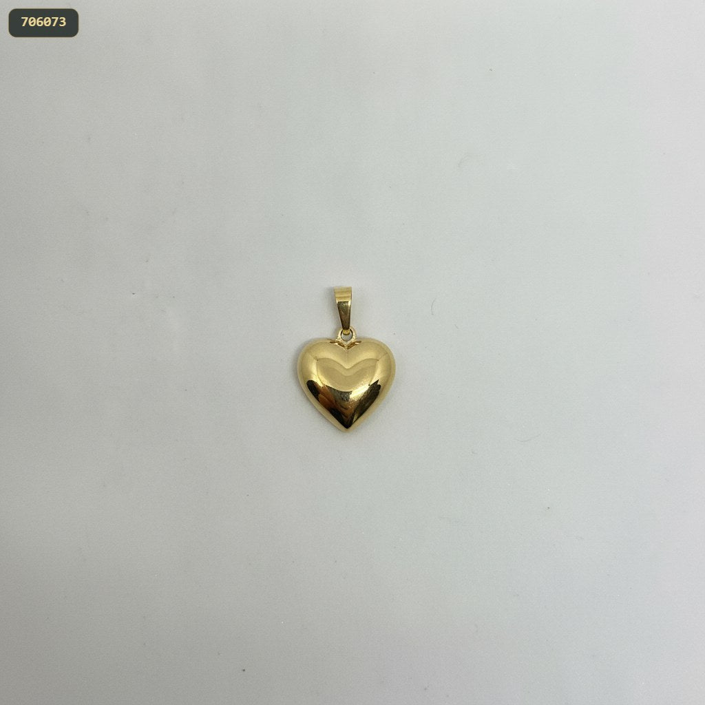 Dije Corazon Pomposo 27MM - fondo blanco