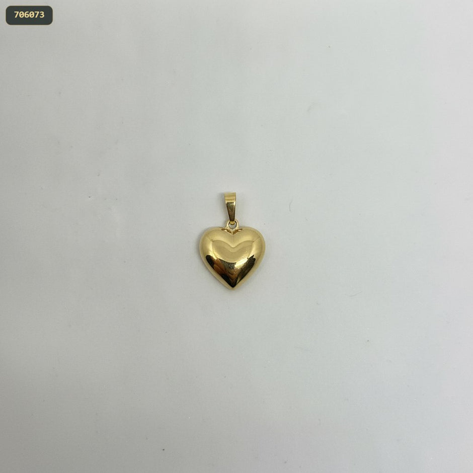 Dije Corazon Pomposo 27MM - fondo blanco