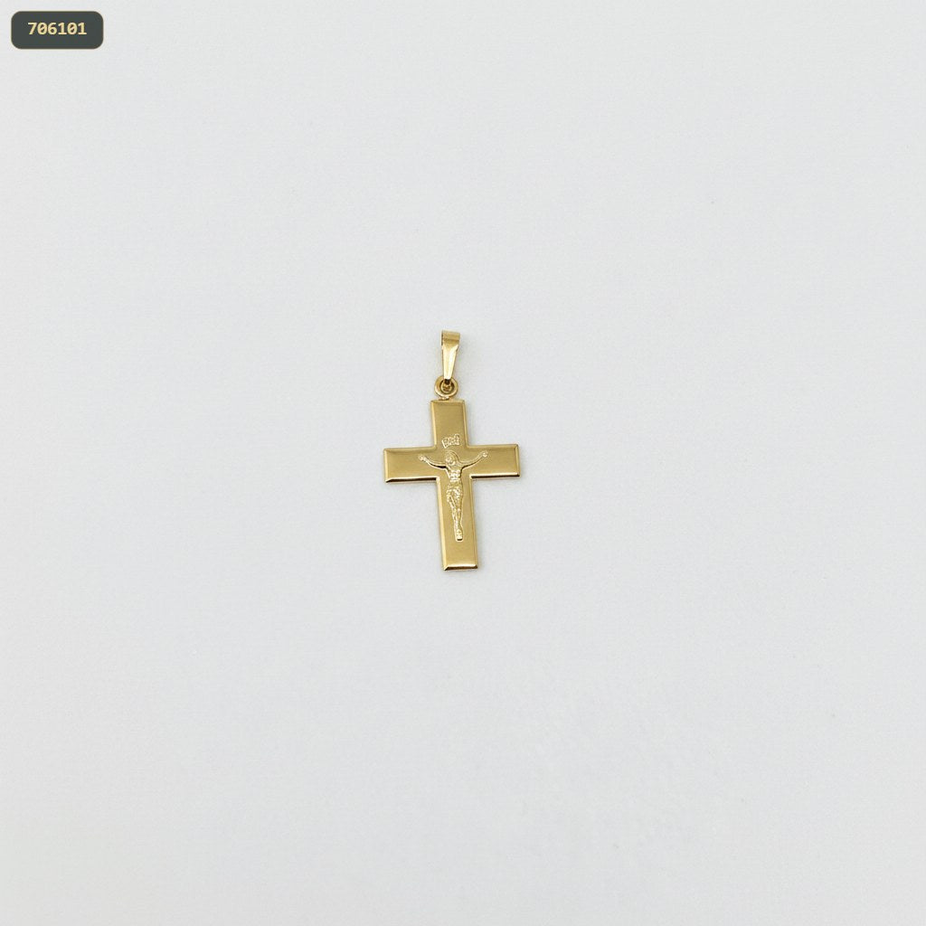 Dije Cruz Inri - fondo blanco