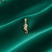 Dije Caballo Marino con Zircones - fondo verde