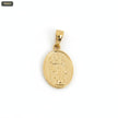 Dije Medalla Clasica Virgen del Carmen 19.3*9MM - fondo blanco