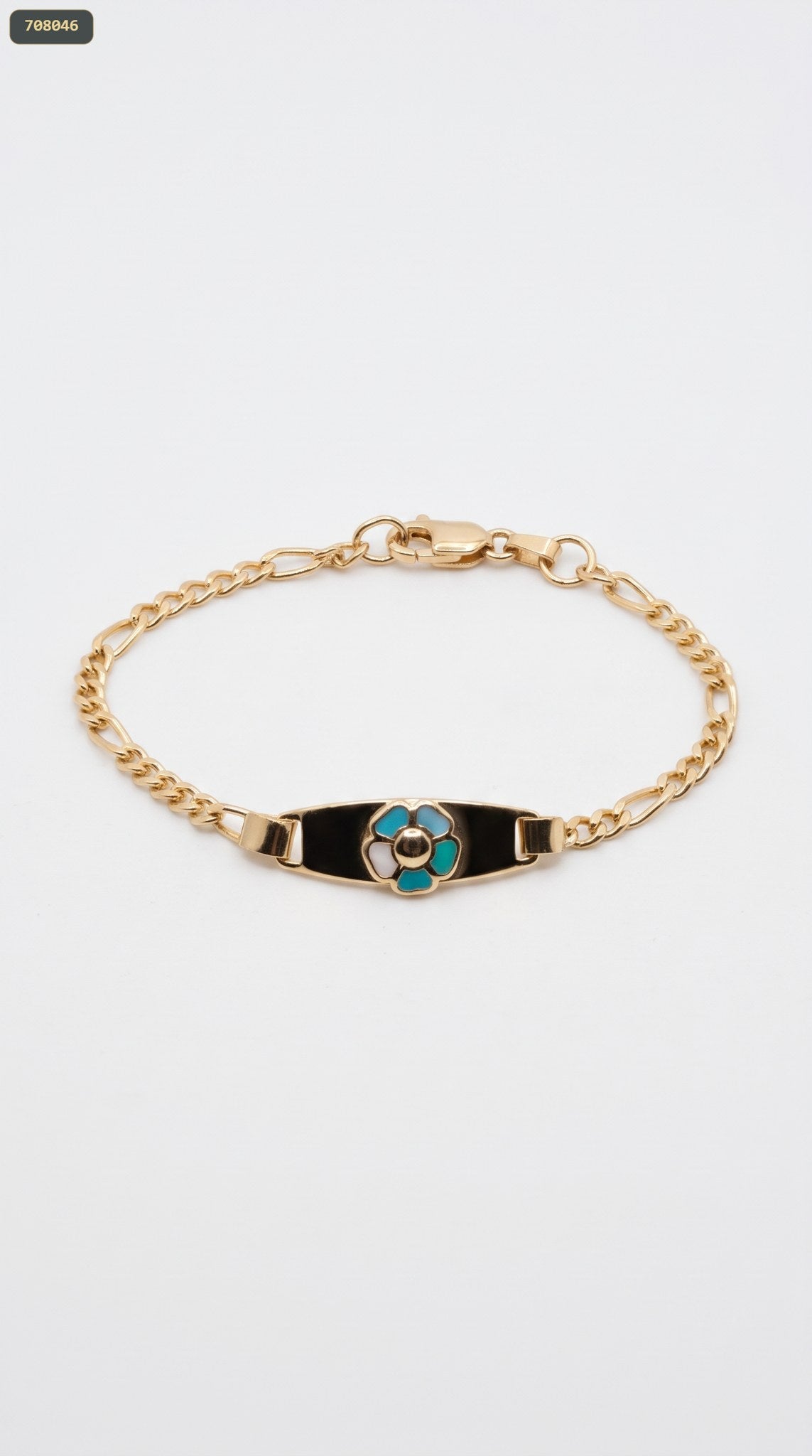 Pulsera Esclava Flor 14CM Tejido Cartier - fondo blanco