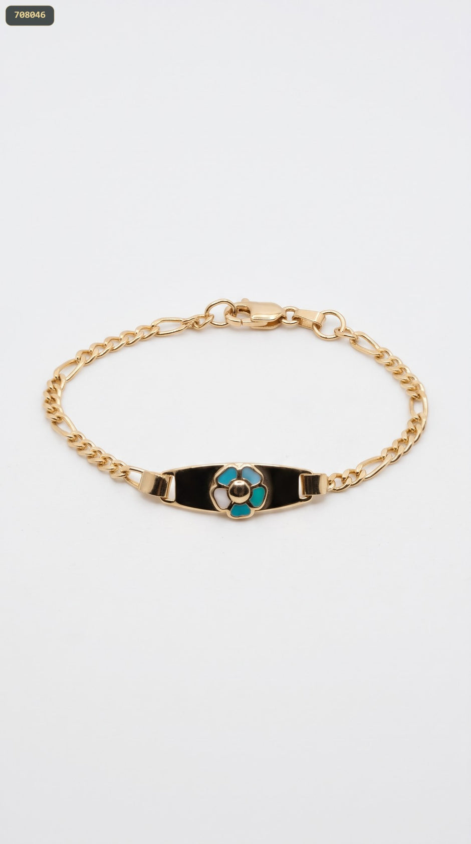 Pulsera Esclava Flor 14CM Tejido Cartier - fondo blanco