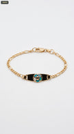 Pulsera Esclava Flor 14CM Tejido Cartier - fondo blanco