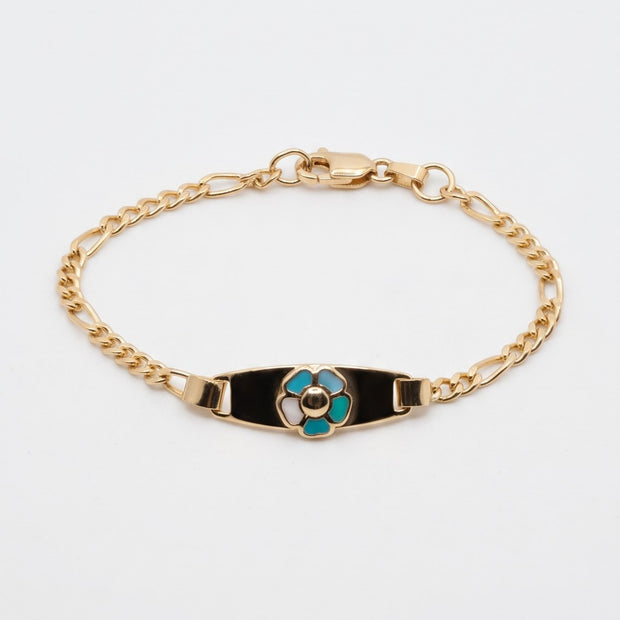 Pulsera Esclava Flor 14CM Tejido Cartier - fondo blanco