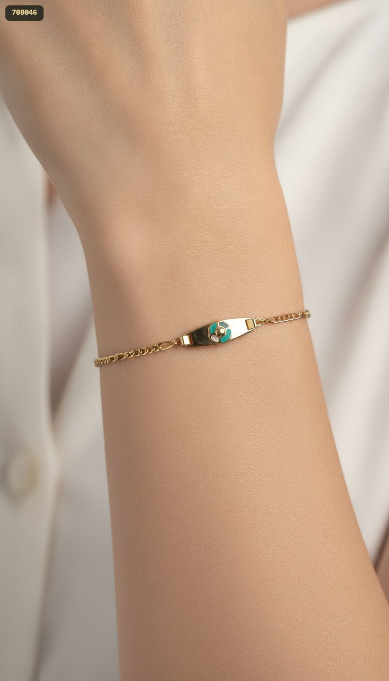 Pulsera Esclava Flor 14CM Tejido Cartier - con modelo