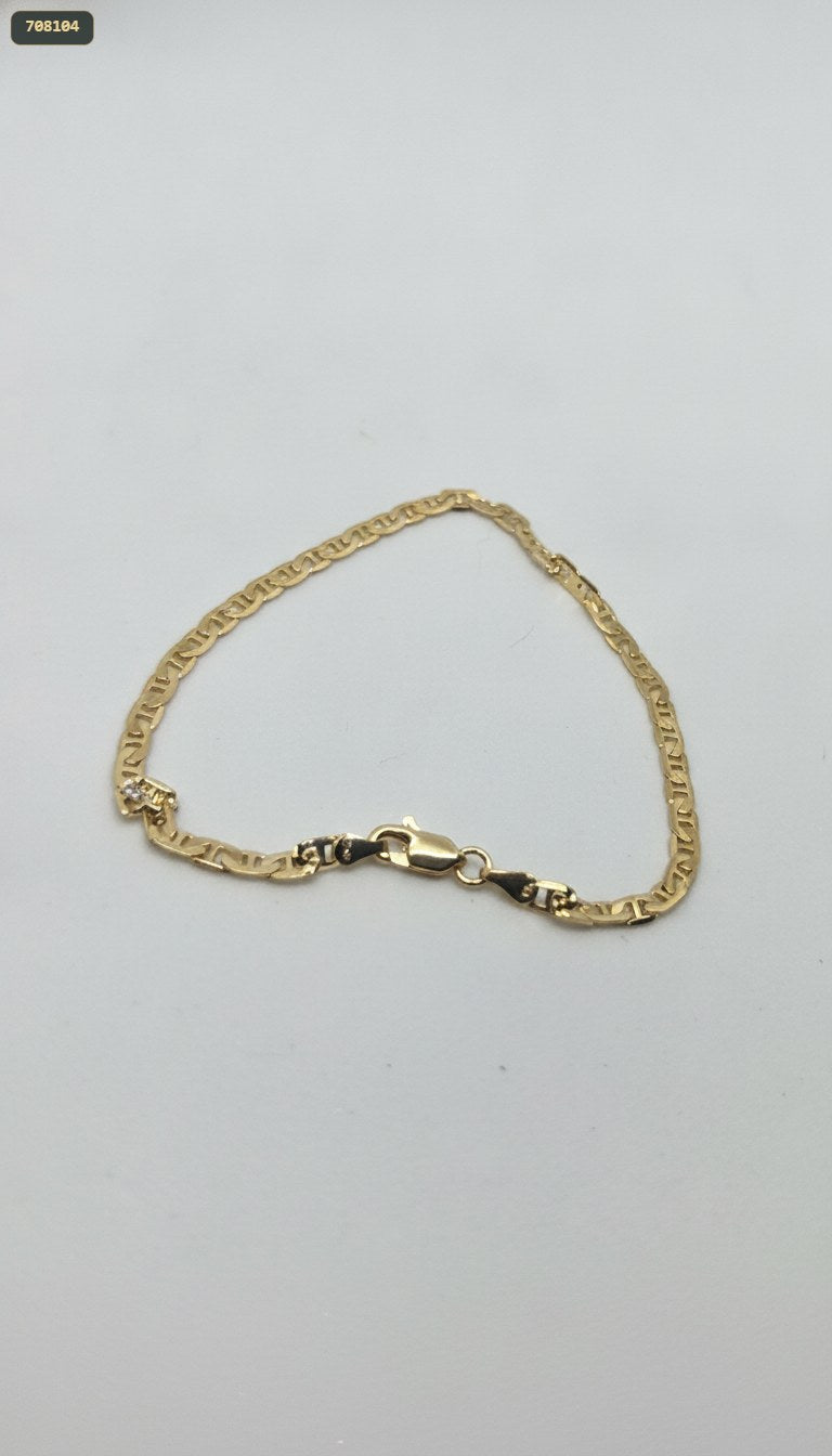 Pulsera Escalera 2.5MM 20CM - fondo blanco
