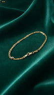 Pulsera Escalera 2.5MM 20CM - fondo verde