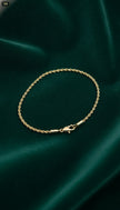 Pulsera Lazo 1.4MM 18CM - fondo verde