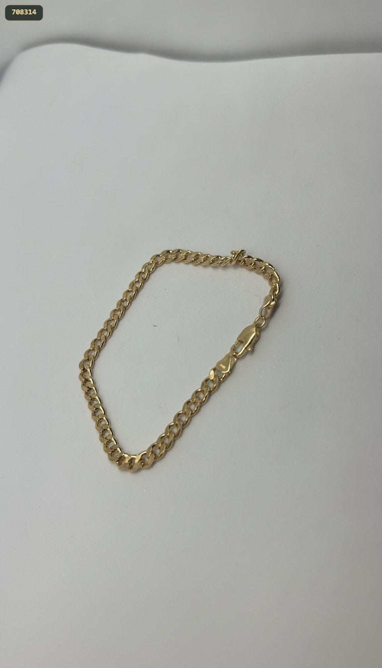 Pulsera Cubana 5MM - fondo blanco