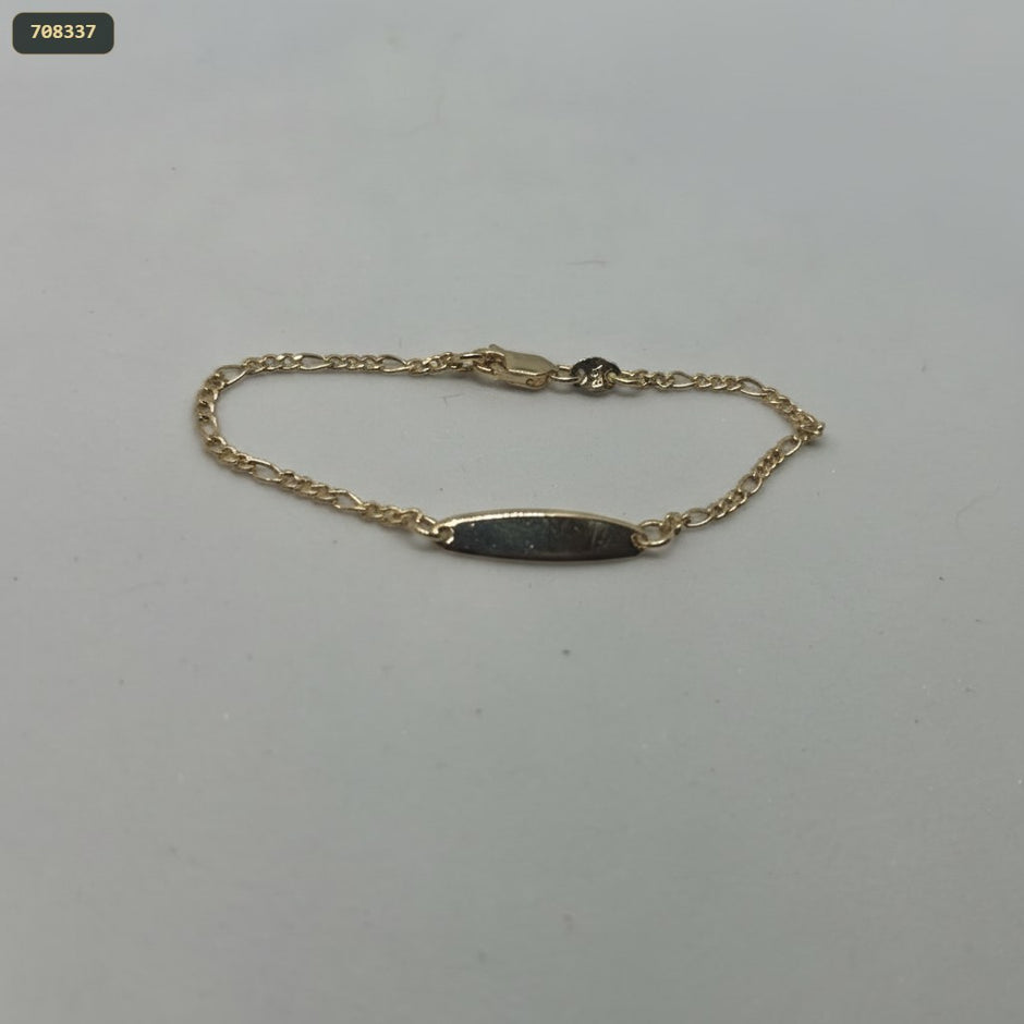 Pulsera 3X1 con Placa Ovalada 13CM - fondo blanco