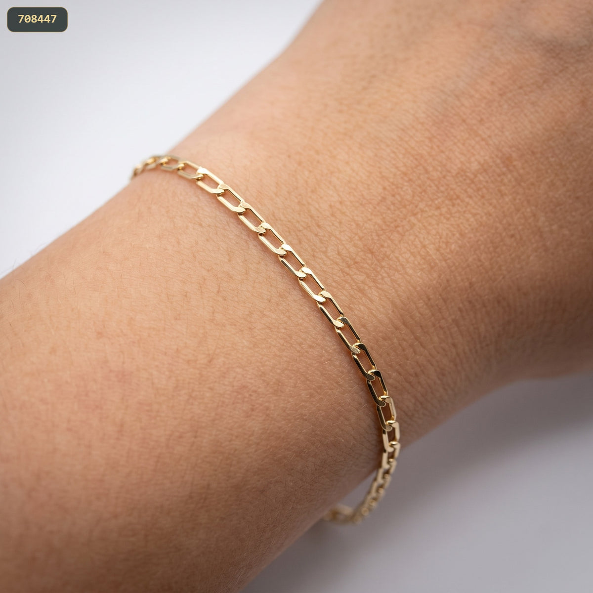 Pulsera Eslabon 3MM*20CM - con modelo