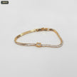 Pulsera Tipo Tennis Rectangular/centro Cristal 18CM - fondo blanco