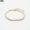 Pulsera Cola Ratón con 17 Piedras - fondo blanco