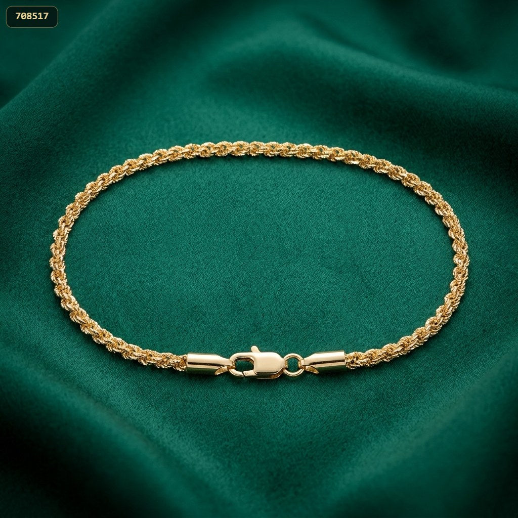 Pulsera Cordon Diamantado 2.5MM*21CM - fondo blanco