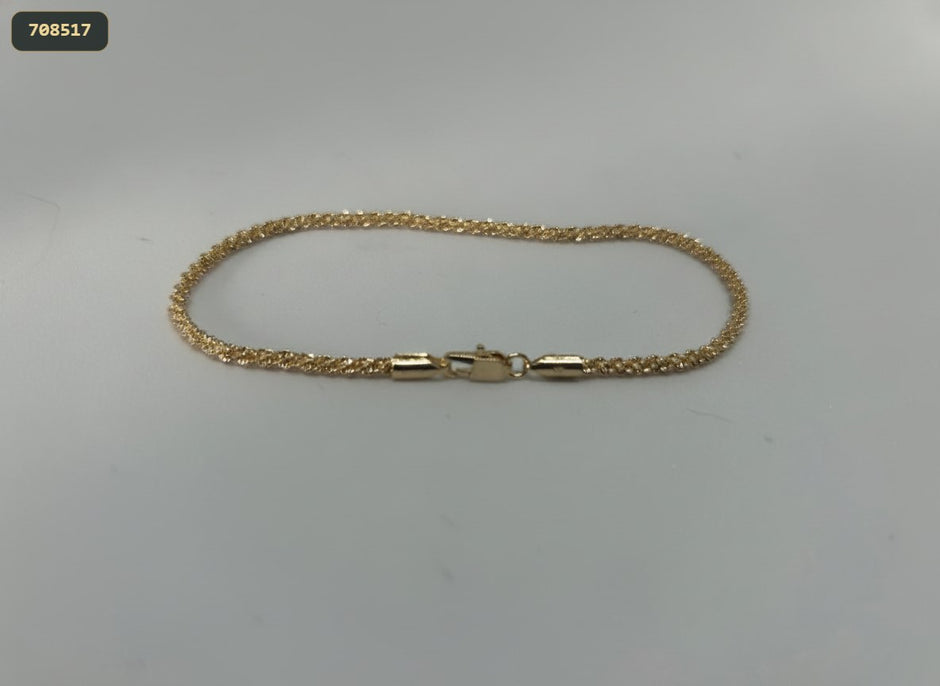 Pulsera Cordon Diamantado 2.5MM*21CM - fondo verde