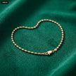 Pulsera Ovalada Estriada Italiana 2MM*21CM - fondo blanco