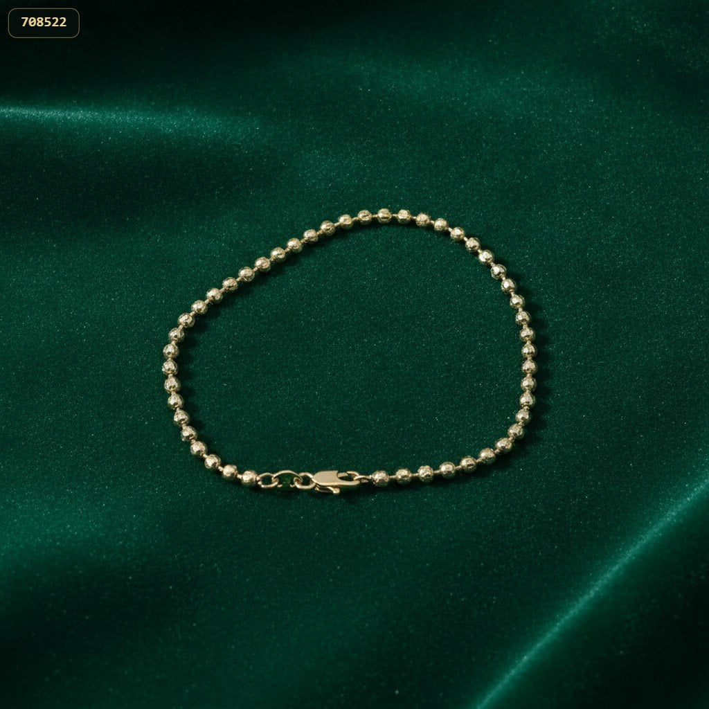 Pulsera Militar Diamantada 2.6MM*20CM - fondo verde