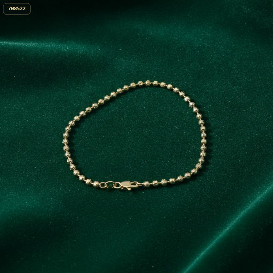 Pulsera Militar Diamantada 2.6MM*20CM - fondo verde