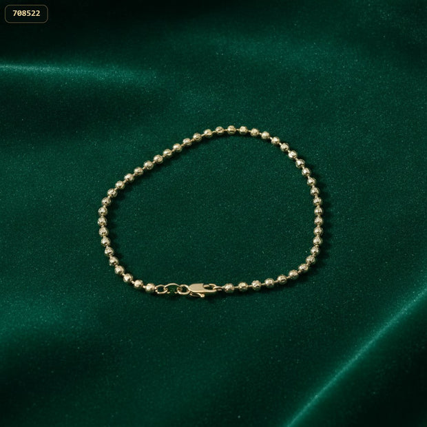Pulsera Militar Diamantada 2.6MM*20CM - fondo verde