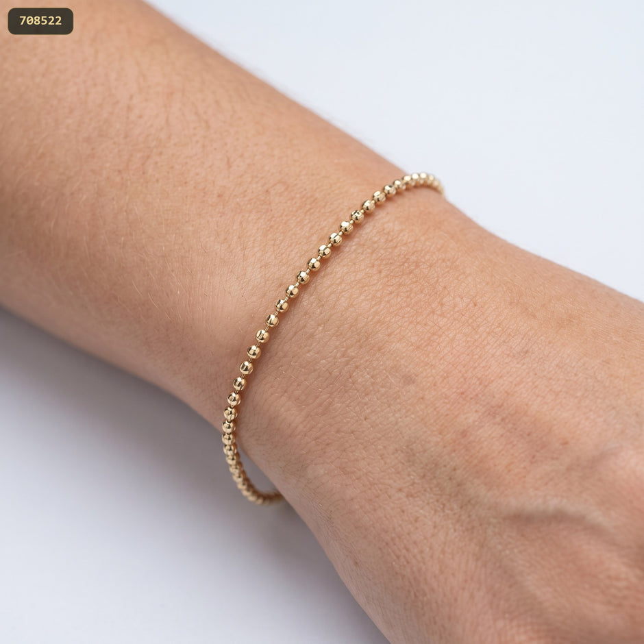 Pulsera Militar Diamantada 2.6MM*20CM - con modelo