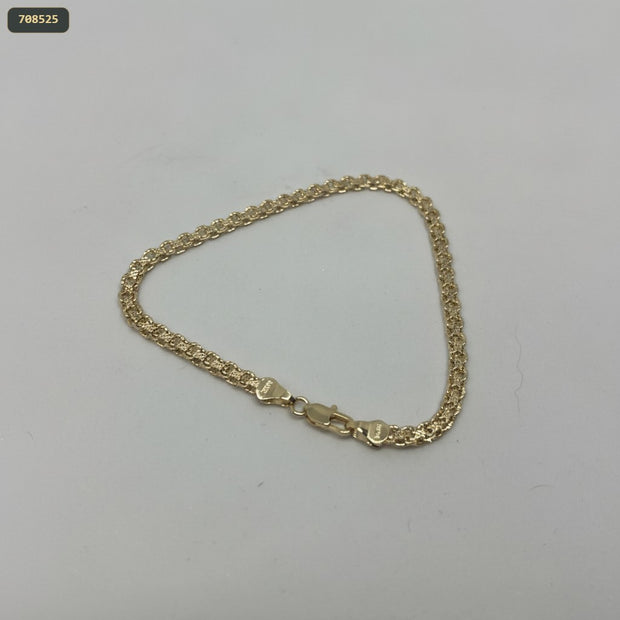 Pulsera Chinesca Diamantada 3.8MM*20CM - fondo blanco