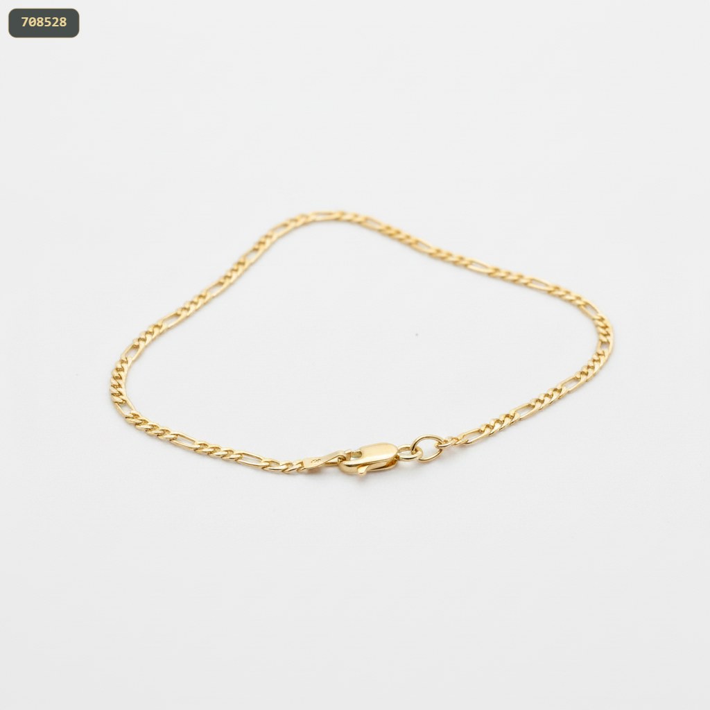 Pulsera Dorada Hilo - fondo blanco