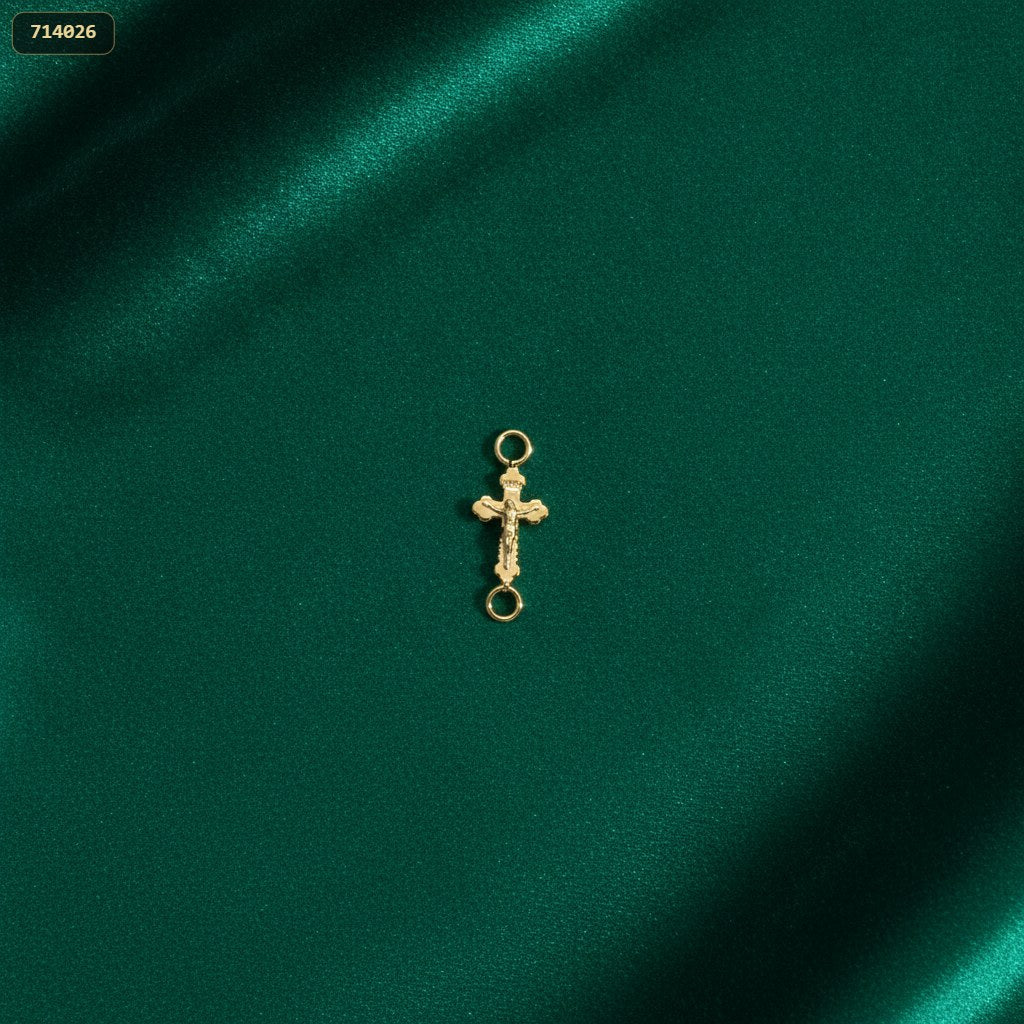 Separador Cruz Trinidad Cristo 15MM - fondo verde
