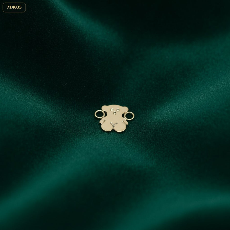 Separador Oso Tous 12MM - fondo verde
