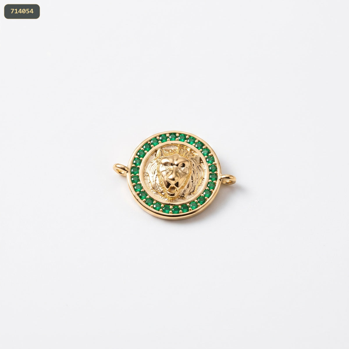 Separador Medalla Leon Borde Piedras 17*13MM - fondo blanco
