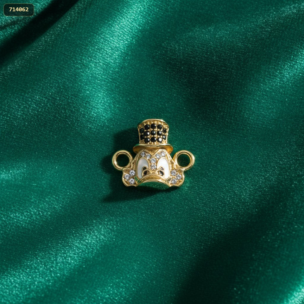 Accesorio Tio Scrooge Tachonado Cristal/negro 2 Arg Lt 15X - fondo verde