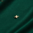 Pasante Corazon 8*8MM Zircones Cubicos - fondo verde