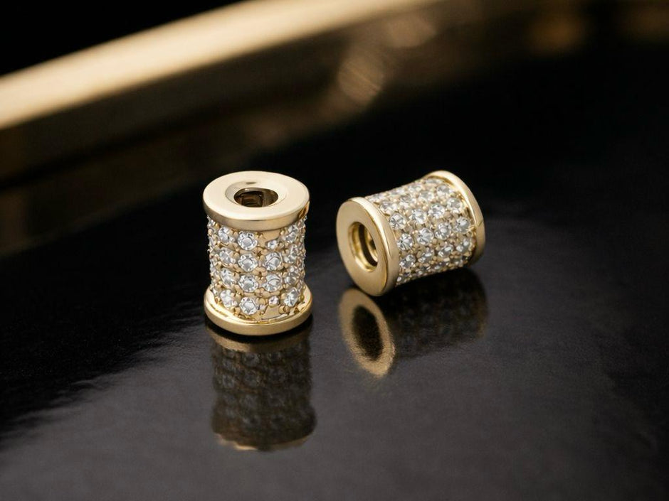 Pasantes Cilindrico Microzircones 5*7MM