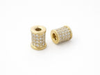 Pasantes Cilindrico Microzircones 5*7MM