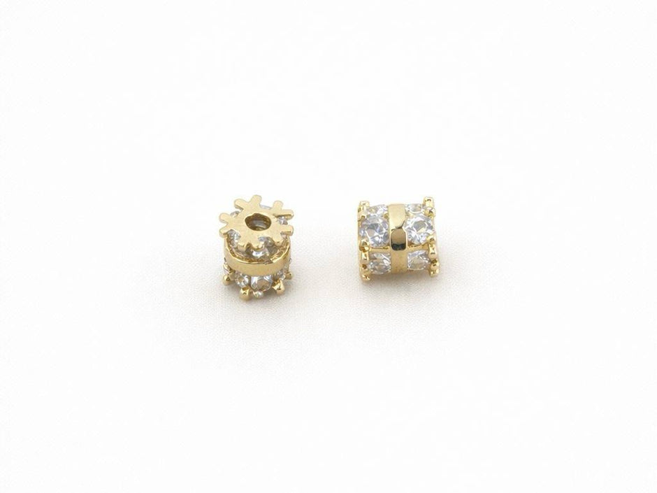 Pasante Cilindrico Microzircones 6*7MM