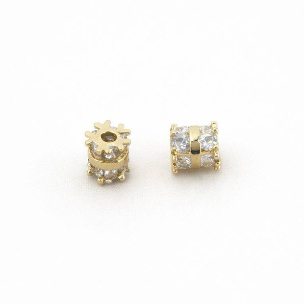 Pasante Cilindrico Microzircones 6*7MM