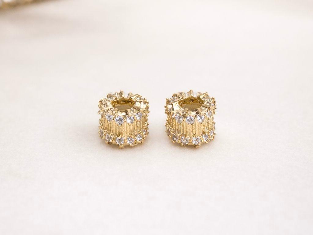 Pasante Cilindrico Microzircones 6*5MM