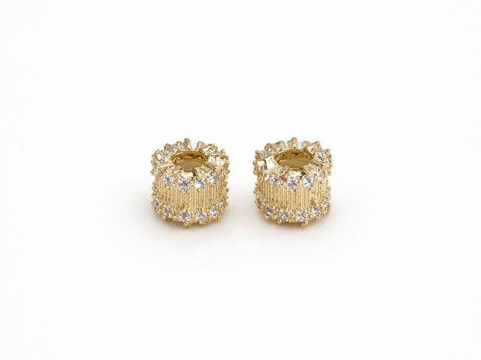 Pasante Cilindrico Microzircones 6*5MM