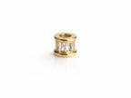 Pasante Cilindrico Microzircon Bage 6*5MM
