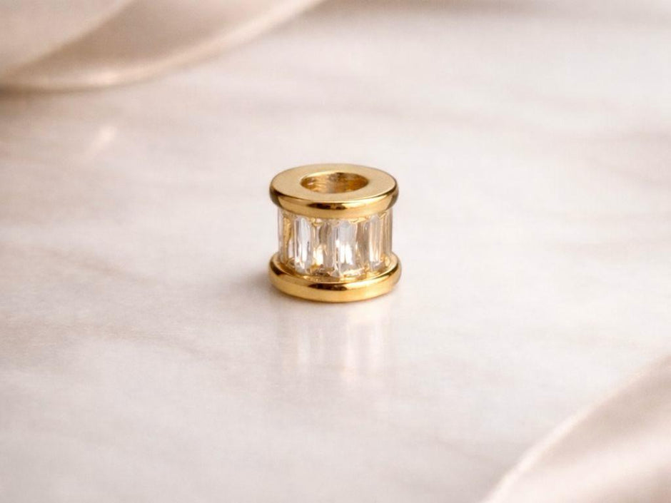 Pasante Cilindrico Microzircon Bage 6*5MM