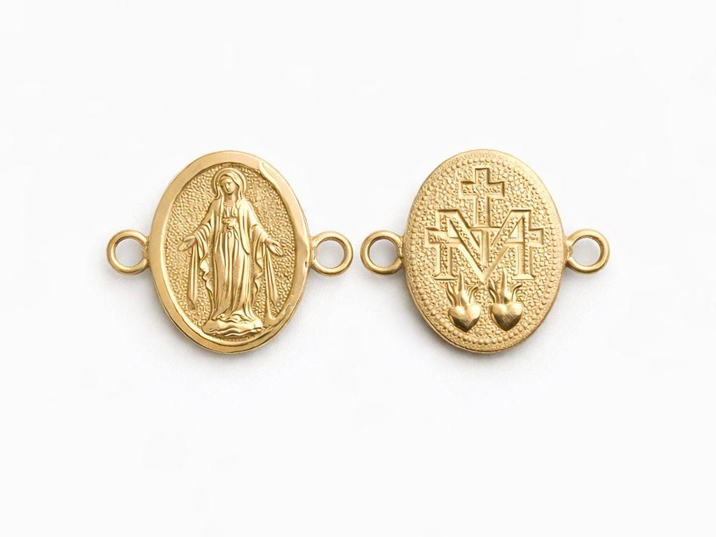 Separador Medalla Milagrosa Remarcada 15*10MM
